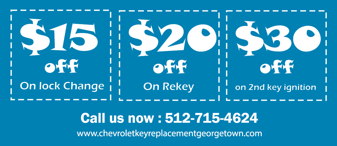 Chevrolet Key Replacement Printable Coupon